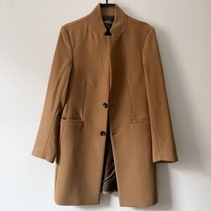 Zara Man Camel Wool Coat